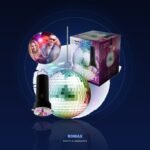 Boule disco LED rotative – ambiance