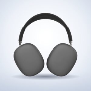 Casque sans fil Bluetooth – Gris – réf. PHB912G – photo studio