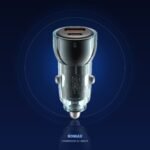 Chargeur voiture double USB + USB-C 30 W – ambiance