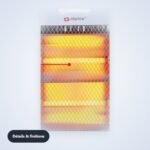 Chauffage électrique d'appoint 800 W – détail