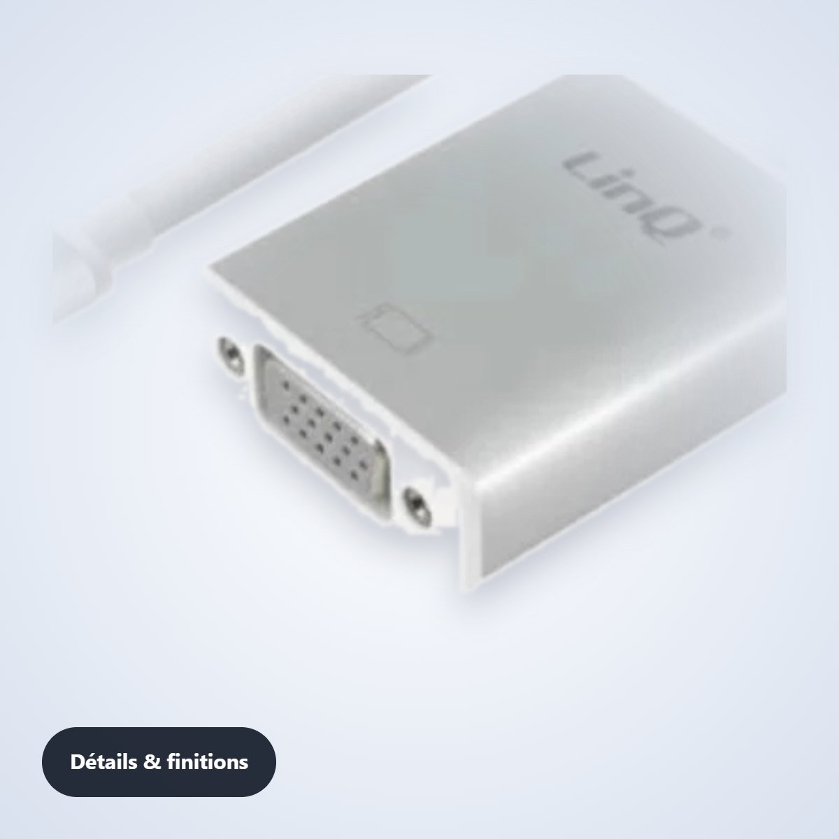 Convertisseur USB-C vers VGA – détail