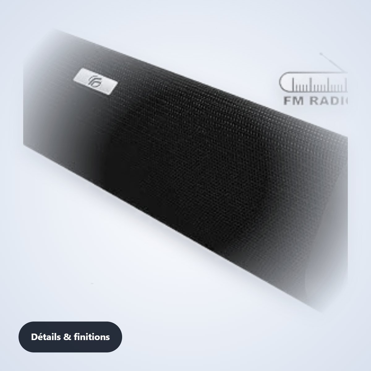 Enceinte Bluetooth avec radio – détail