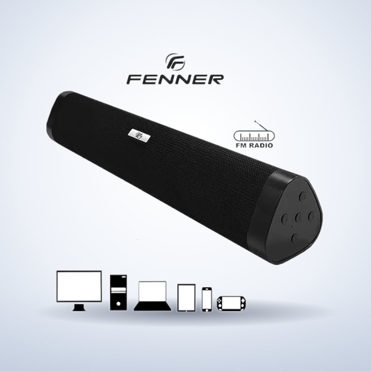 Enceinte Bluetooth avec radio – photo studio