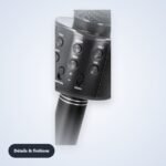 Micro karaoké Bluetooth – réf. BM-100 – détail