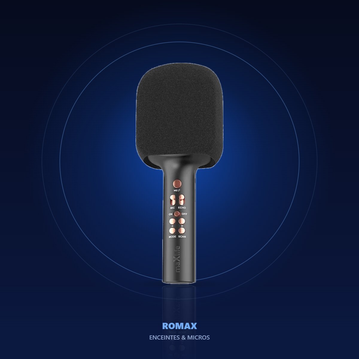 Micro karaoké Bluetooth – réf. OEM0200495 – ambiance