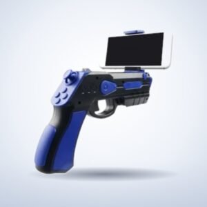 Pistolet gaming avec support smartphone – photo studio