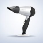 Sèche-cheveux compact – photo studio