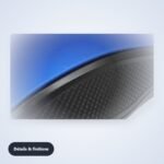 Souris filaire réglable 1600 DPI – Bleu – détail