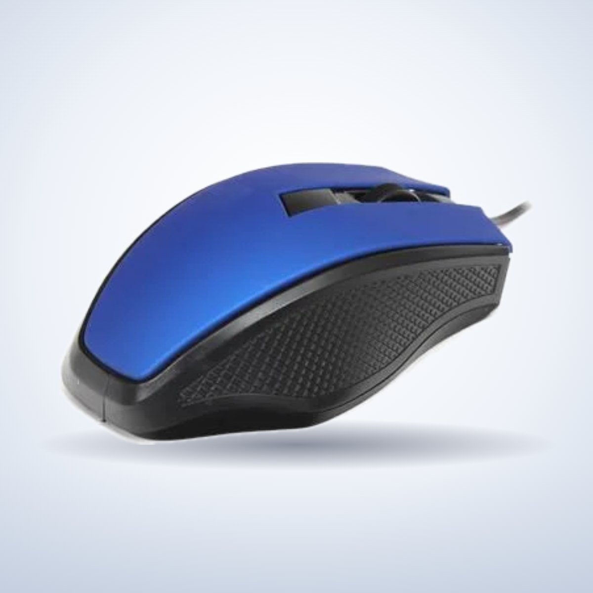 Souris filaire réglable 1600 DPI – Bleu – photo studio