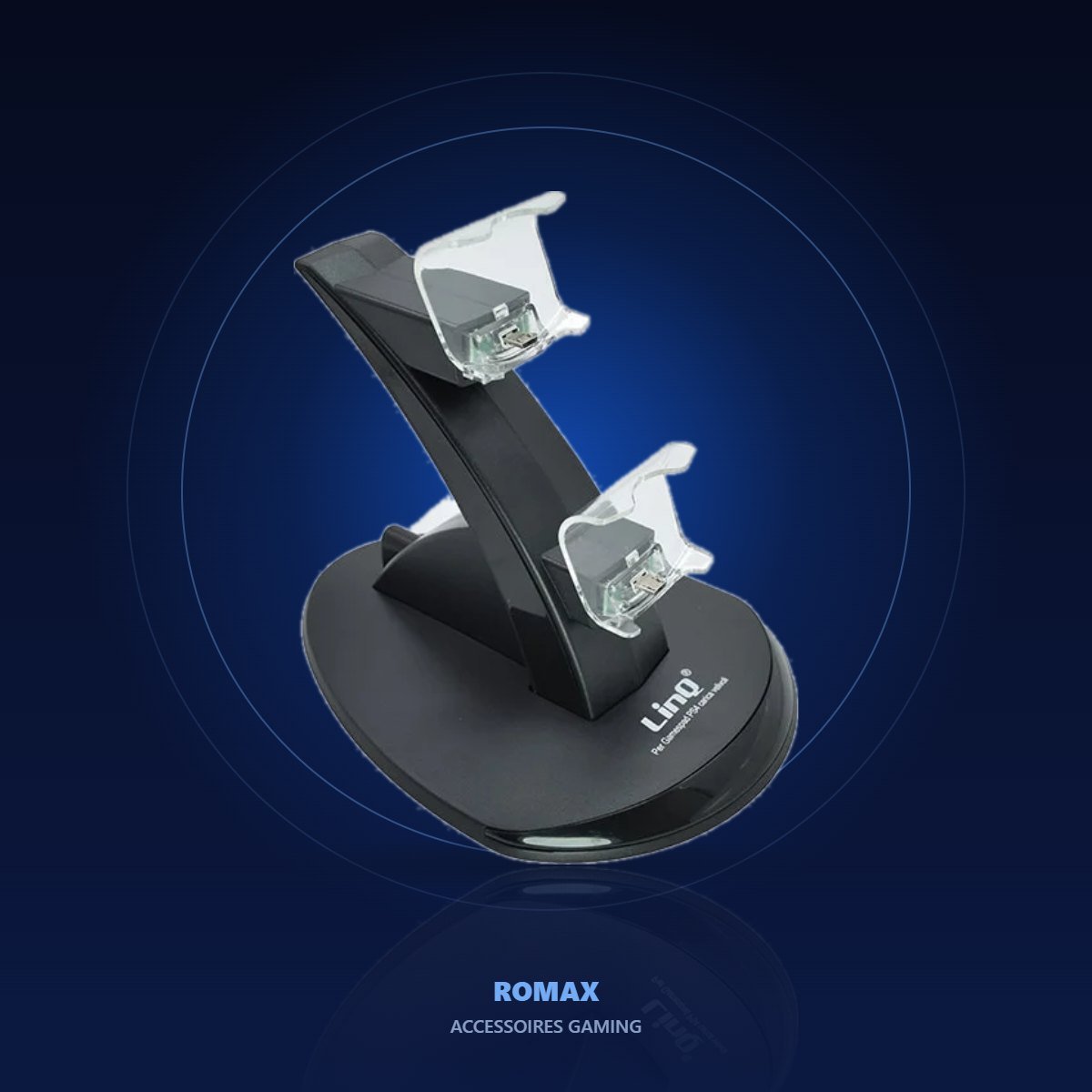 Station de recharge double pour manettes PS4 – ambiance