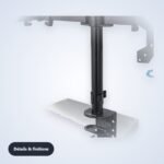 Support double écran 10 à 27 pouces – détail