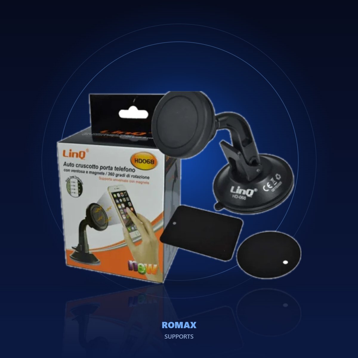 Support magnétique universel pour voiture – ambiance