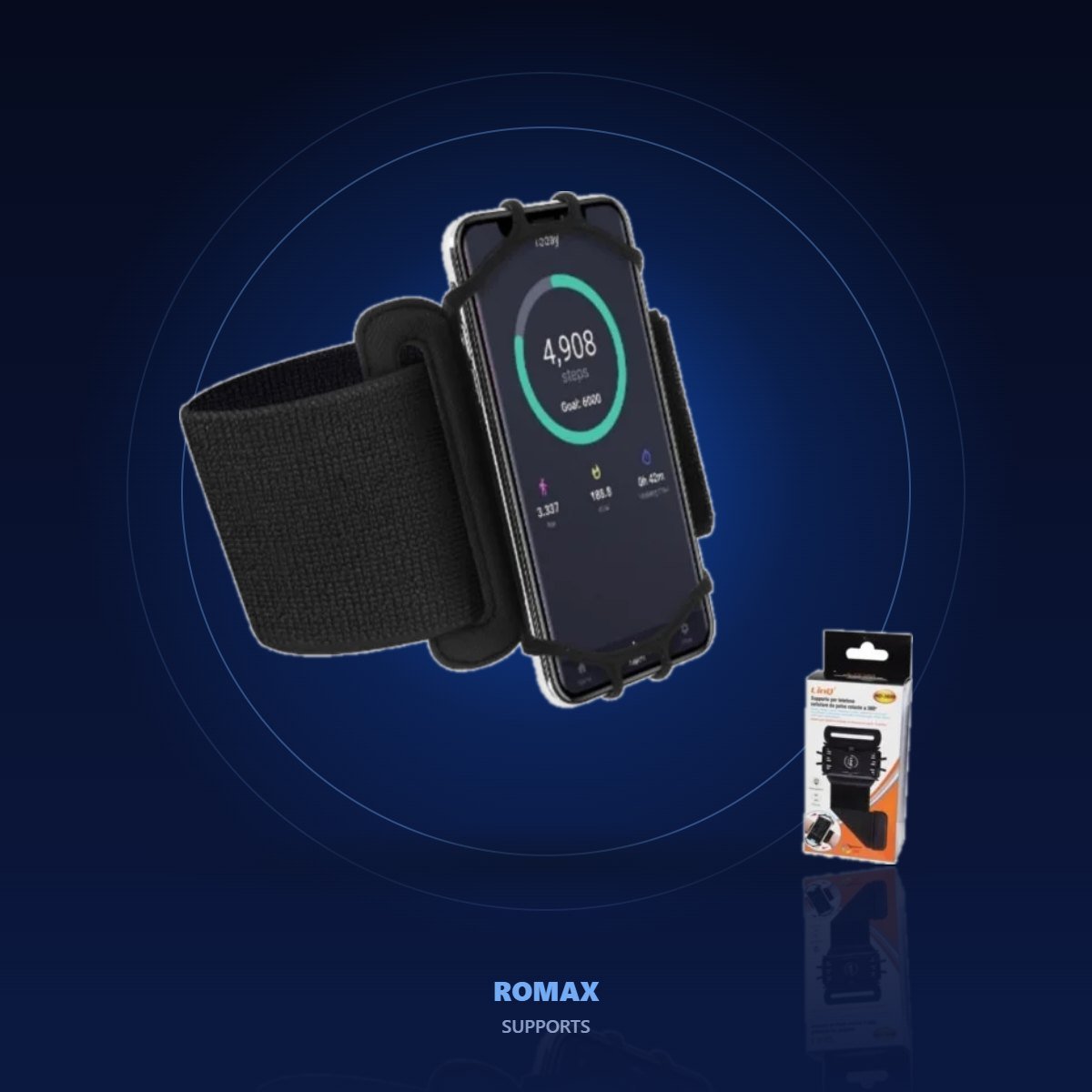 Support smartphone de poignet – ambiance