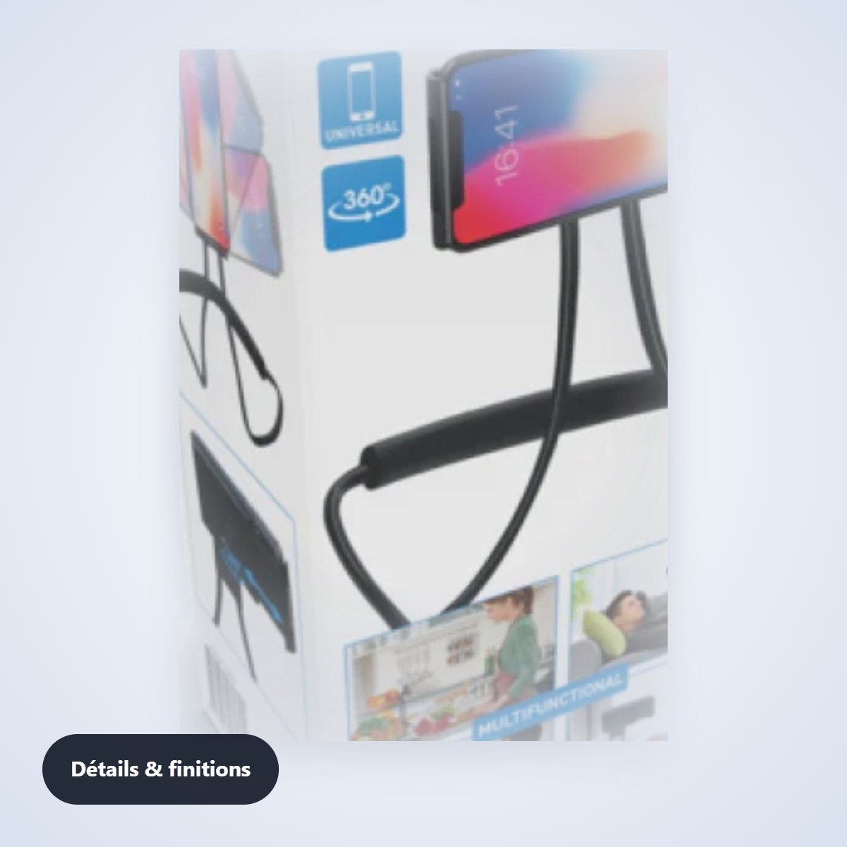 Support smartphone – détail