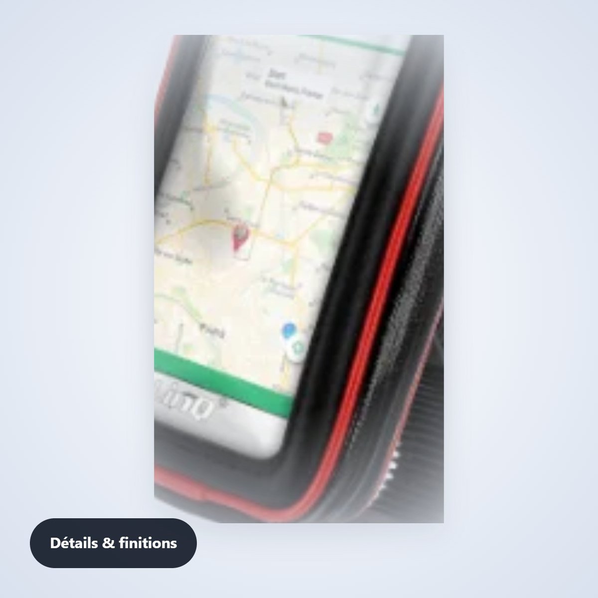 Support smartphone pour moto (6,3 pouces) – détail
