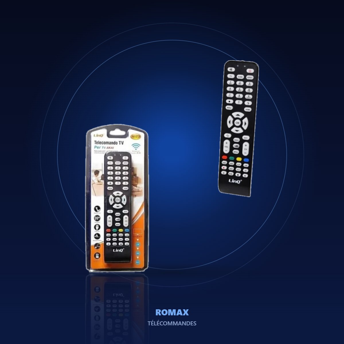 Télécommande compatible TV Sharp – ambiance