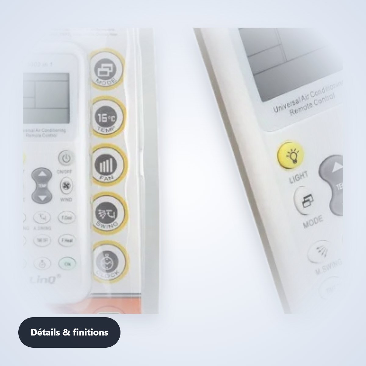 Télécommande universelle pour climatiseur – détail